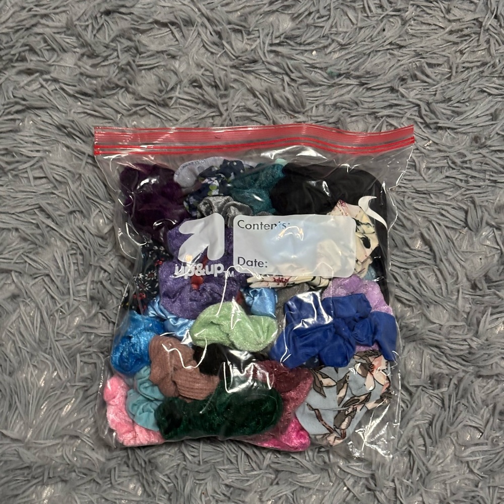 Assorted Hair Scrunchies Set